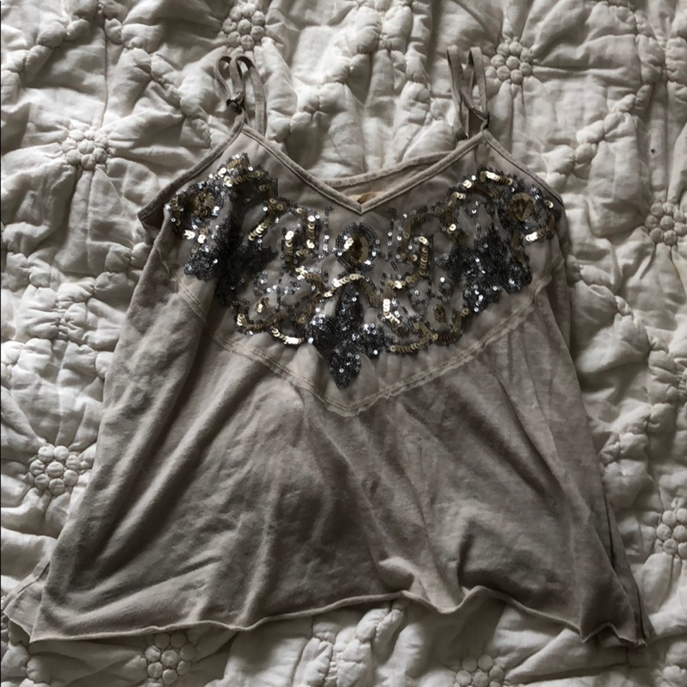Sequined Tank Top, Hollister